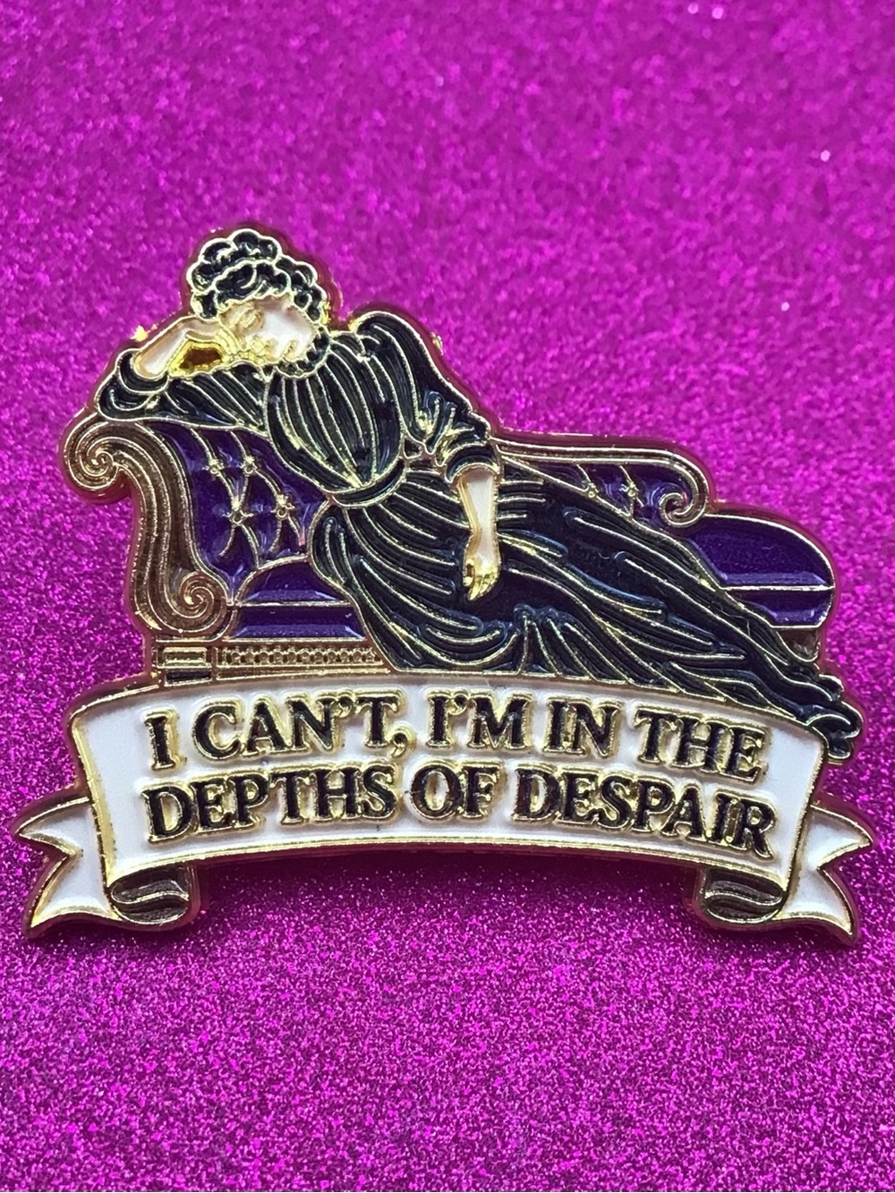 Despair Enamel Pin